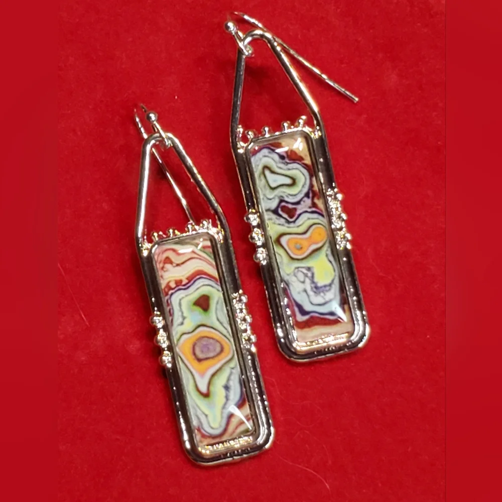 Beautiful Boho Earrings in Silver - Picture 2 of 4